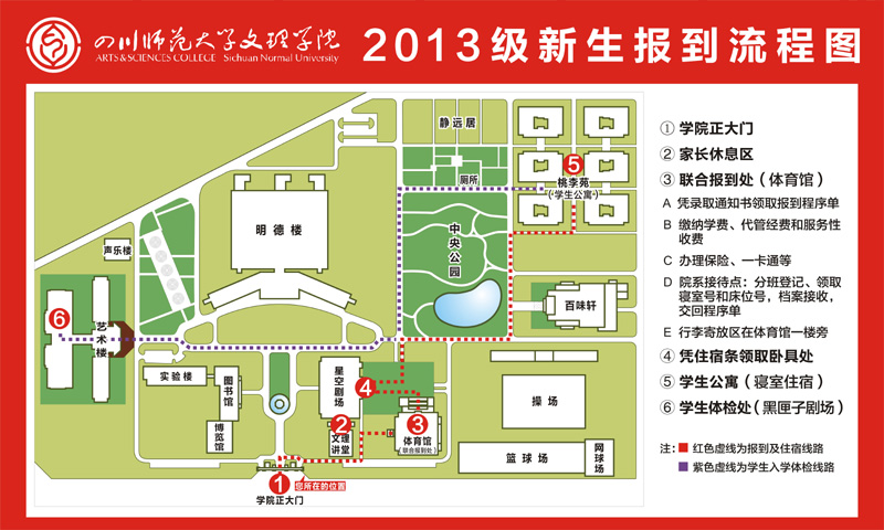 2013级新生入学须知-成都文理学院(原四川师范大学